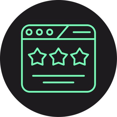 seo modern simgesinin vektör illüstrasyonu