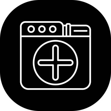 mutfak fırın simge vektör çizim