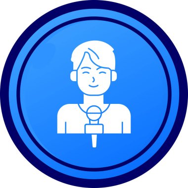 Bir insan işareti olan bir adam.