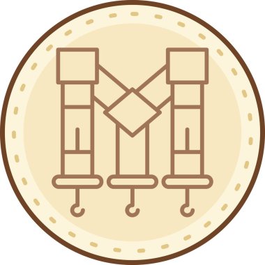 davul simgesi modern tarzda, geri gruplandırma