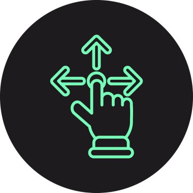 seo modern simgesinin vektör illüstrasyonu