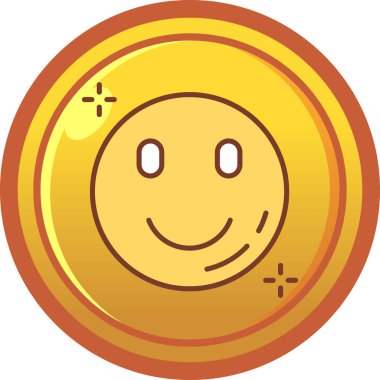 Bozuk para simgesi izole edilmiş