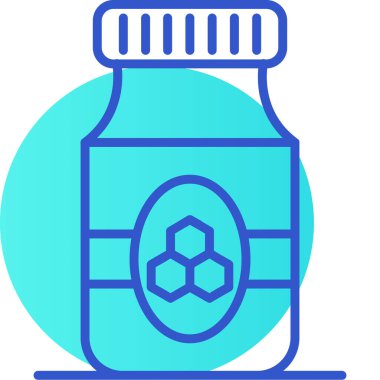 şişe simgesi vektör illüstrasyonu