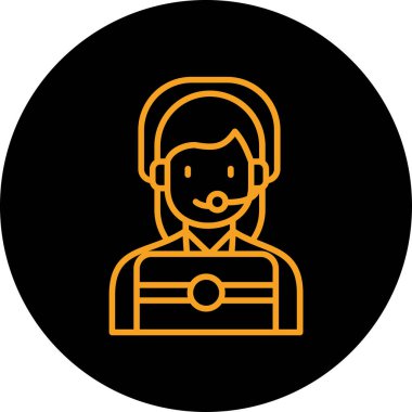 İnsan simgesinin vektör illüstrasyonu