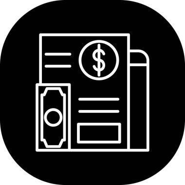 Dolar simgesi vektör illüstrasyonu