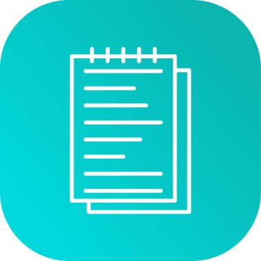 Belge simgesinin illüstrasyon vektör grafiği. dosya, dosya vs. için uygun.