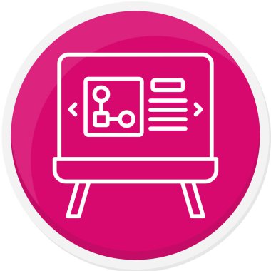 Bir web simgesinin vektör illüstrasyonu