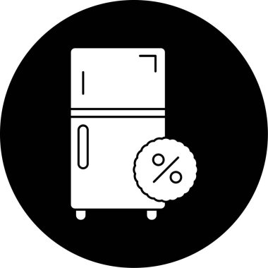 Kişisel ve ticari ticaretin illüstrasyon vektör simgesi.