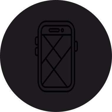 Modern b 'nin vektör illüstrasyonu eksik simgesi