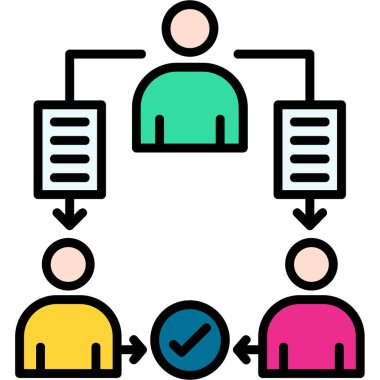 ağ yönetimi renk simgesi