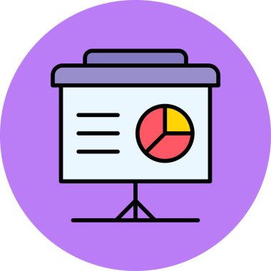 analitik grafik çizelgesi simgesi - taslak biçimi