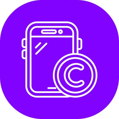 Vektör Mobil simge illüstrasyonu