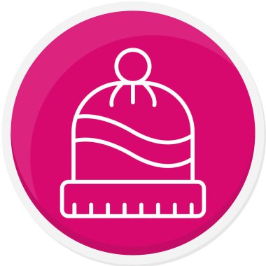 Bereli simge, vektör illüstrasyonu basit tasarım