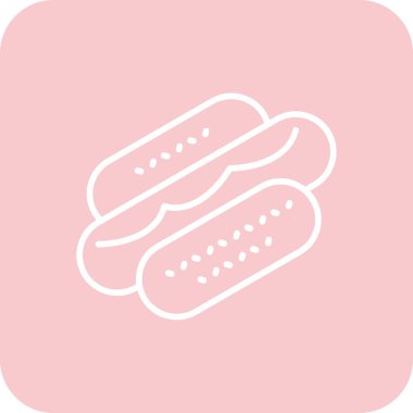 ekmek simgesi modern basit şekilde