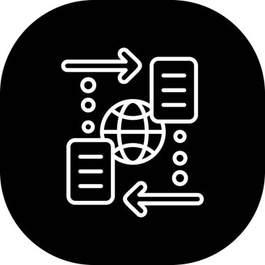 seo modern simgesinin vektör illüstrasyonu