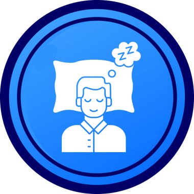 Simge uyku, illüstrasyon vektör