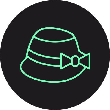 Kask simgesi vektör illüstrasyonu