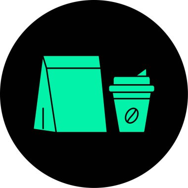 Gıda simgesinin vektör illüstrasyonu