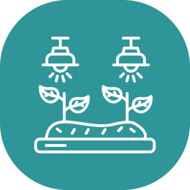 Bitki. Web simgesi basit illüstrasyon