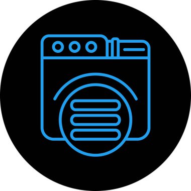 seo modern simgesinin vektör illüstrasyonu