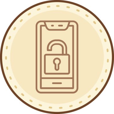 güvenli simge vektör illüstrasyonu