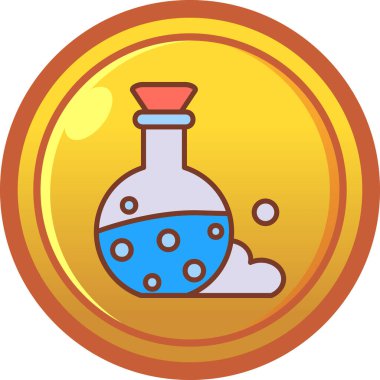 Altın iksirli matara.