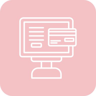 Modern eğitim ikonunun vektör illüstrasyonu