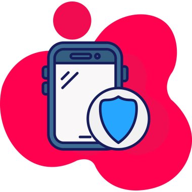 akıllı telefon koruma kalkanı simgesi