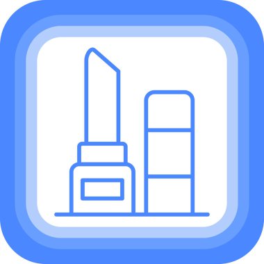 Modern mimari simgesinin vektör illüstrasyonu