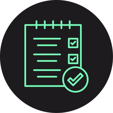 Kolayca düzenleyebilen ve düzenleyebilen İşlem Listesi Vektörü simgesi