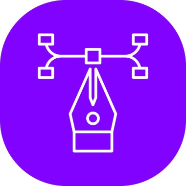 Yol simgesi, vektör illüstrasyonu