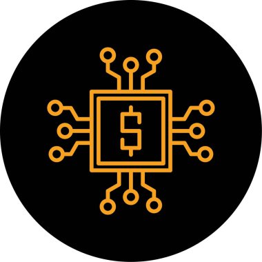 çip simgesi, vektör biçimi