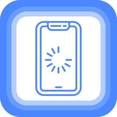 telefon simgesi, vektör illüstrasyonu