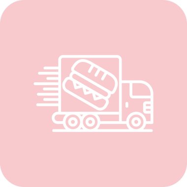 Gıda simgesinin vektör illüstrasyonu