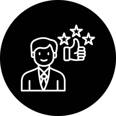 derecelendirme simgesi vektör illüstrasyonu