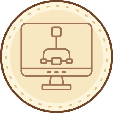 iş simgesi vektör illüstrasyonu