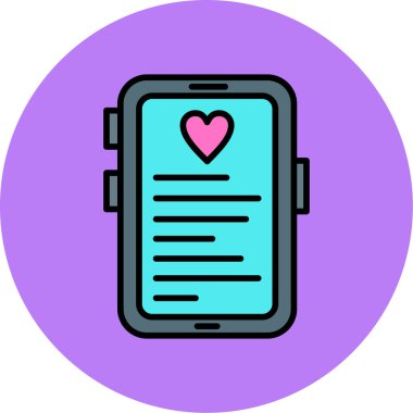 mobil uygulama simgesi vektör illüstrasyonu