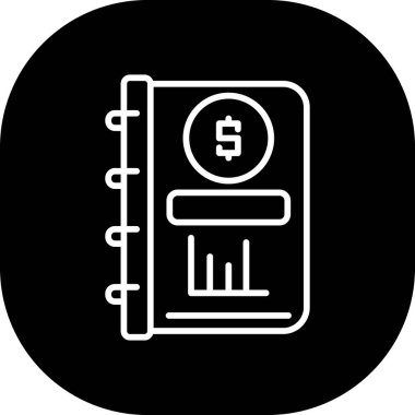 para dolar para simgesi ana hatları biçiminde