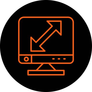 ok simgesi vektör illüstrasyonu