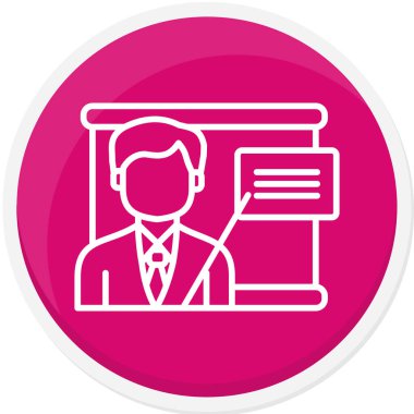 Modern bir tasarım simgesinin vektör çizimi