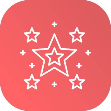Yıldız simgesi vektör illüstrasyonu