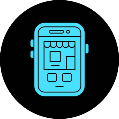 Vektör telefon simgesi illüstrasyonu