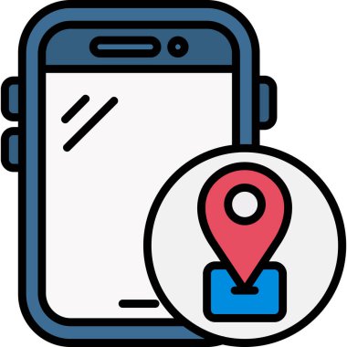 gps konum simgesi - taslak biçimi