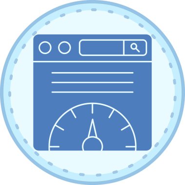 tarayıcı pencere simgesi vektör illüstrasyonu