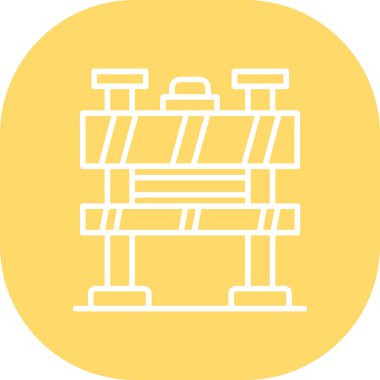 Modern b 'nin vektör illüstrasyonu eksik simgesi