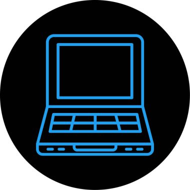 vektör dizüstü simgesi illüstrasyonu