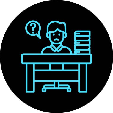 Dizüstü bilgisayarı ve bilgisayarı olan bir adamın vektör çizimi