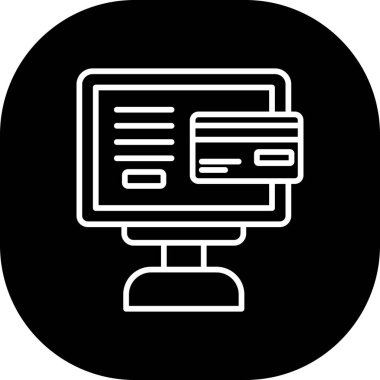 seo modern simgesinin vektör illüstrasyonu