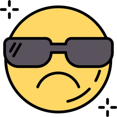 emoji. Web simgesi basit illüstrasyon