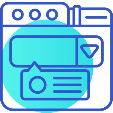 seo modern simgesinin vektör illüstrasyonu